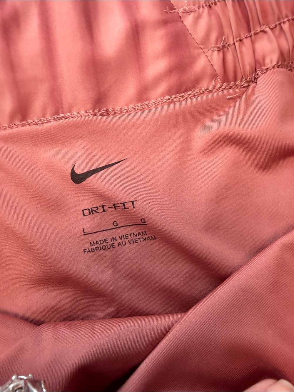 Nike Women's Rust Tie-Dye Athletic Shorts - Picture 4 of 8